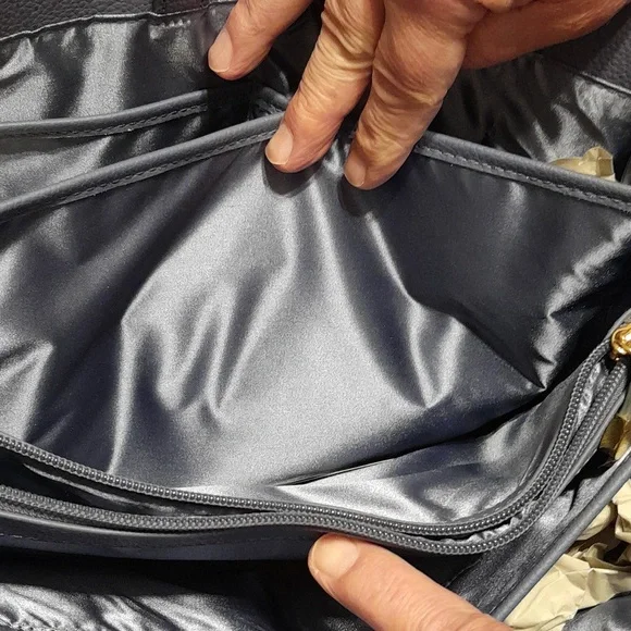 NWOT Joy & Iman periwinkle/lavender designer handbag. - Picture 5 of 13